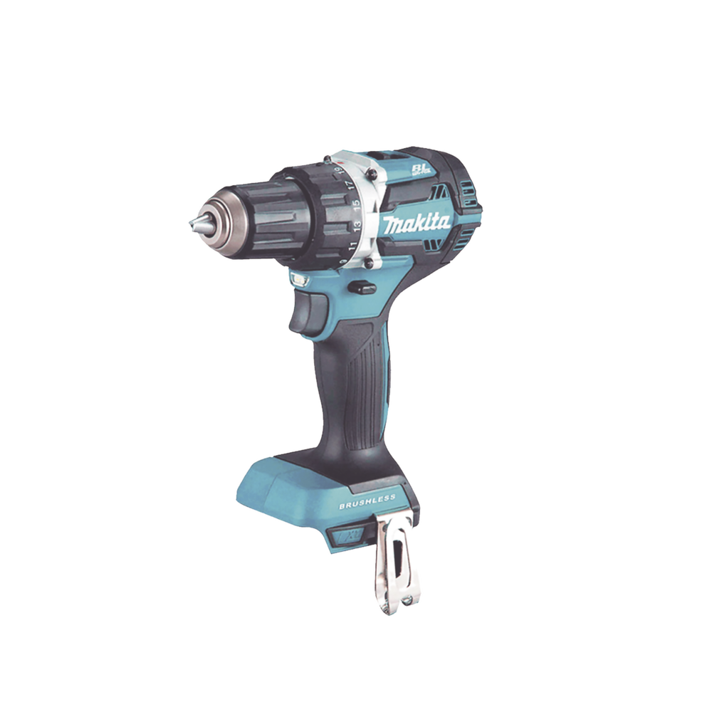 Rotomartillo/Taladro Inalámbrico (1/2") de 1,900 RPM, 18Vcc, Incluye 1 Batería BL1815N de 1.5Ah, 1 Cargador Modelo  DC18SD y Un Set de 75 Pzas  Modelo E-06943