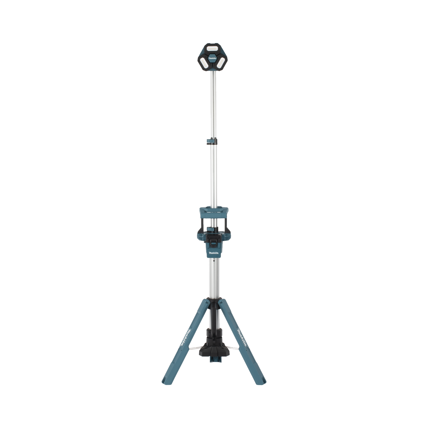 Lampara con Torre para Iluminación Inalambrica con tres Cabezales Multidireccionales , se extiende hasta 2.2 metros, Utiliza batería LXT® Litio�??Ion de 18V.