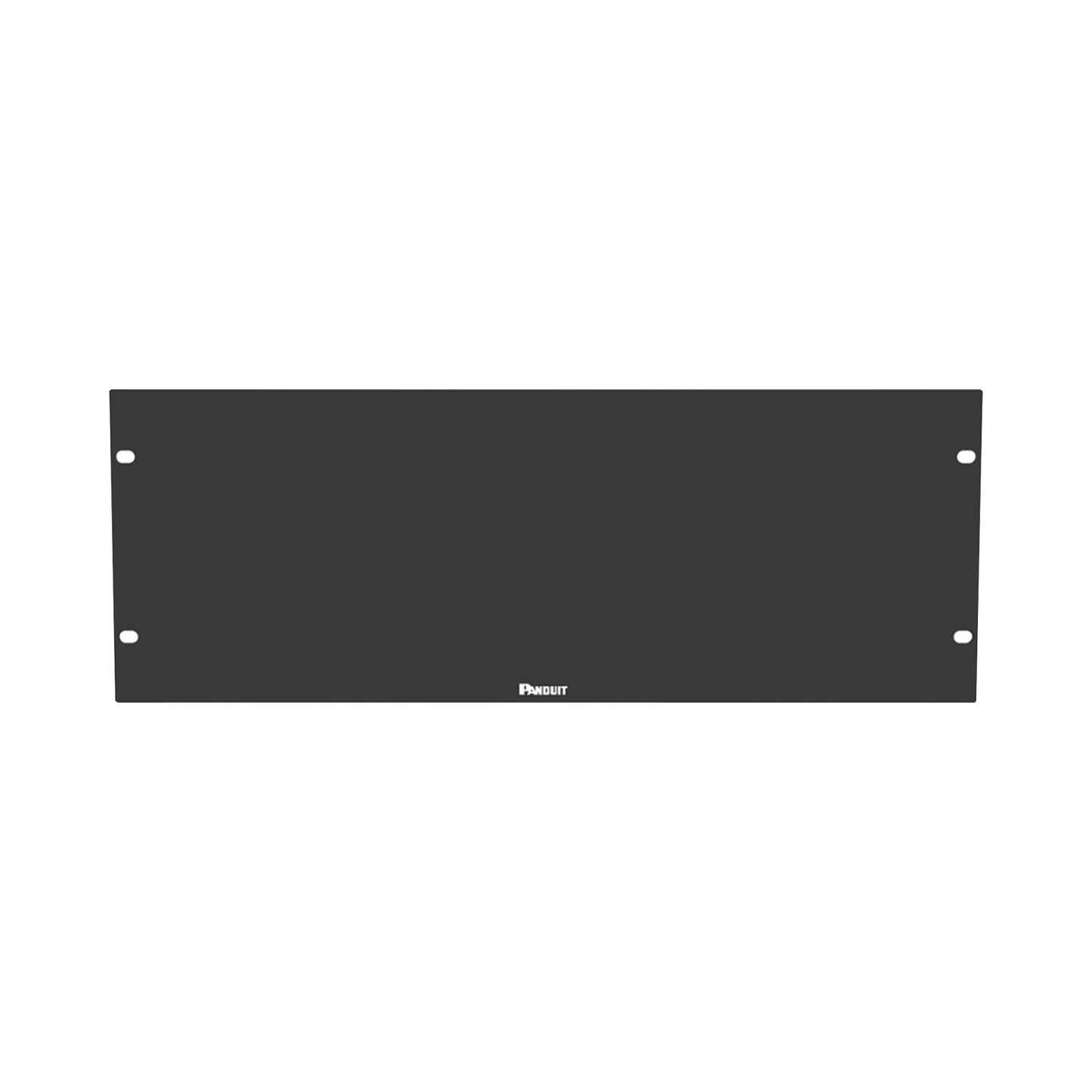 Tapa Ciega Para Rack Estándar de 19in, Plano, de Acero, 4UR, Color Negro