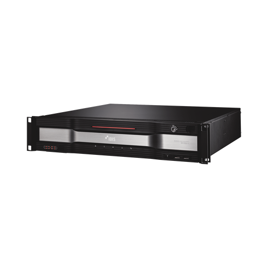 FAILOVER para NVR IDIS 4K UHD | 64CH H.265 | FailOver | Transmisión con 2 Puertos de Fibra Optica inter-construido |