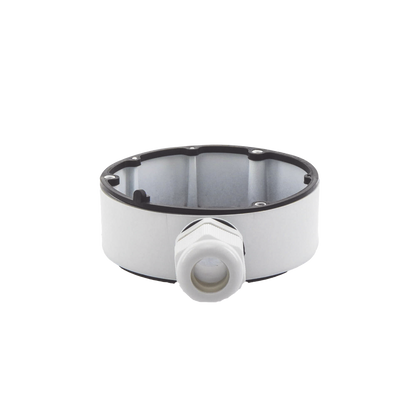 Caja de Conexiones de Exterior para Cámaras Tipo Mini Domo / IP66 / Color Blanco