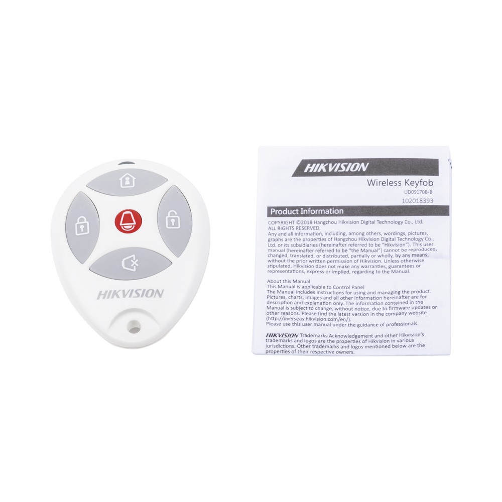 (AX HUB) Control Remoto tipo Llavero con 5 Botones y Led Indicador