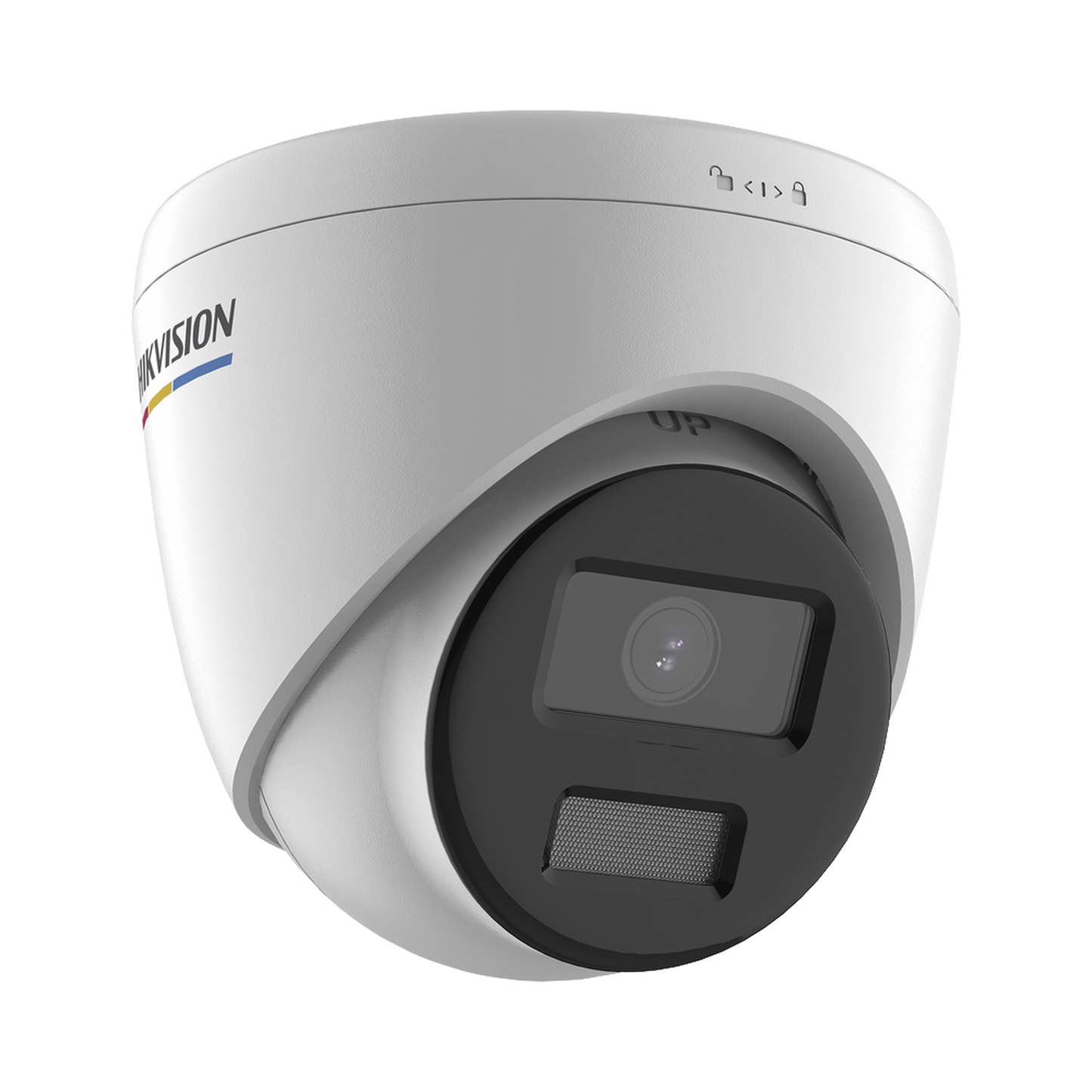 Turret IP 4 Megapixel / Imagen a Color 24/7 / PoE / Lente 2.8 mm / Luz Blanca 30 mts / Exterior IP67 / WDR 120 dB / H.265+ / ONVIF