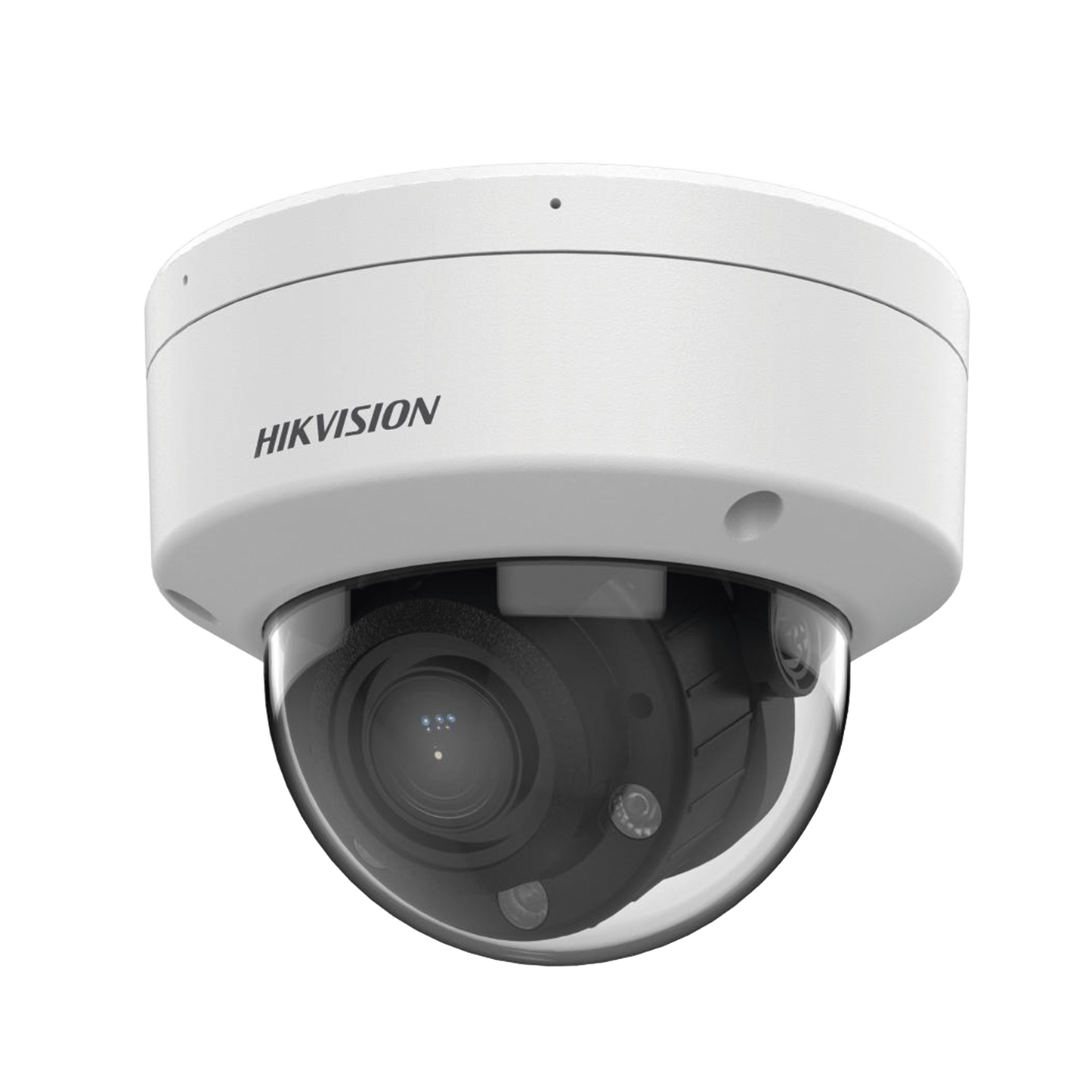 Domo IP 4 Megapíxel / Lente Motorizado 2.8 a 12 mm / Dual Light (30 mts IR + 30 mts Luz Blanca) / Motion Detection 2.0 / Microfono Integrado / Exterior IP67 / IK08 / WDR 120 dB / PoE / Micro SD
