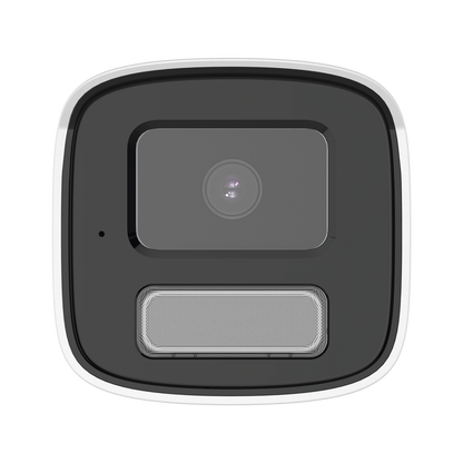 [Dual Light] Bala IP 8 Megapixel  (4K) / Lente 4 mm / 50 mts IR + 50 mts Luz Blanca / Micrófono Integrado / ACUSENSE Lite / Exterior IP67 / H.265 / PoE  / Micro SD
