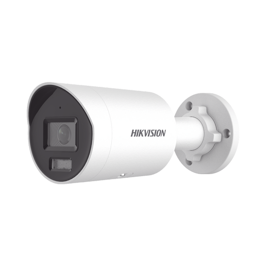 Bala IP 2 Megapixel / Lente 2.8 mm / 40 mts IR EXIR / Exterior IP67 / WDR 120 dB / PoE / Micrófono Integrado / ACUSENSE (Evita Falsas Alarmas) / Micro SD / ONVIF