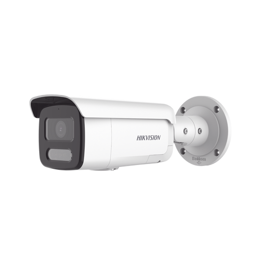 [ PROTECCIÓN ACTIVA ] Bala IP 4 Megapixel / Imagen a Color 24/7 / PoE / Lente 4 mm / Luz Blanca 60 mts / Exterior IP67 / Luz Intermitente y Alerta de Audio / Videoanaliticos (Filtro de Falsas Alarmas) / WDR 130 dB / Captura Facial  / ACUSEARCH