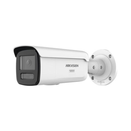 [Dual Light + ColorVu 3.0 + HikAI] Bala IP 8 Megapixel / Lente 4 mm / 60 mts IR + Luz Blanca / Exterior IP67 / WDR 130 dB / ACUSENSE 3.0 / Metal / NEMA 4X / ACUSEEK
