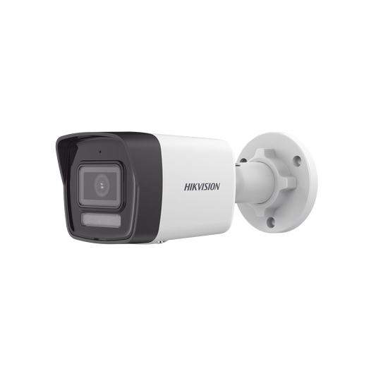 [Dual Light] Bala IP 4 Megapixel / Lente 2.8 mm / 30 mts IR + 20 mts Luz Blanca / Micrófono Integrado / ACUSENSE / Exterior IP67 / H.265 / PoE / ONVIF / Micro SD