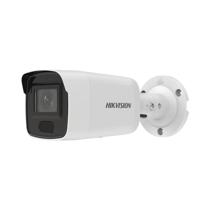 Bala IP 6 Megapixel / Lente 2.8 mm / 40 mts IR / Exterior IP67 / PoE / ACUSENSE / DARKFIGHTER / Alarmas y Audio I/O / ONVIF / Micro SD / 4 Analíticos: AcuSense, Deteccion Facial, Conteo de Personas por Cruce y Zona