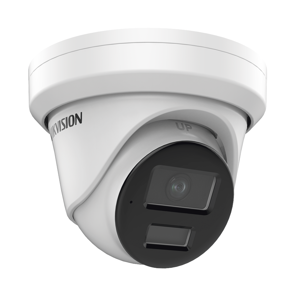 Turret IP 4 Megapixel / Lente 2.8 mm / 40 mts IR / Exterior IP67 / DARKFIGHTER / Audio y Alarma I/O / PoE / ONVIF / Micro SD / 4 Analíticos: AcuSense, Deteccion Facial, Conteo de Personas por Cruce y Zona