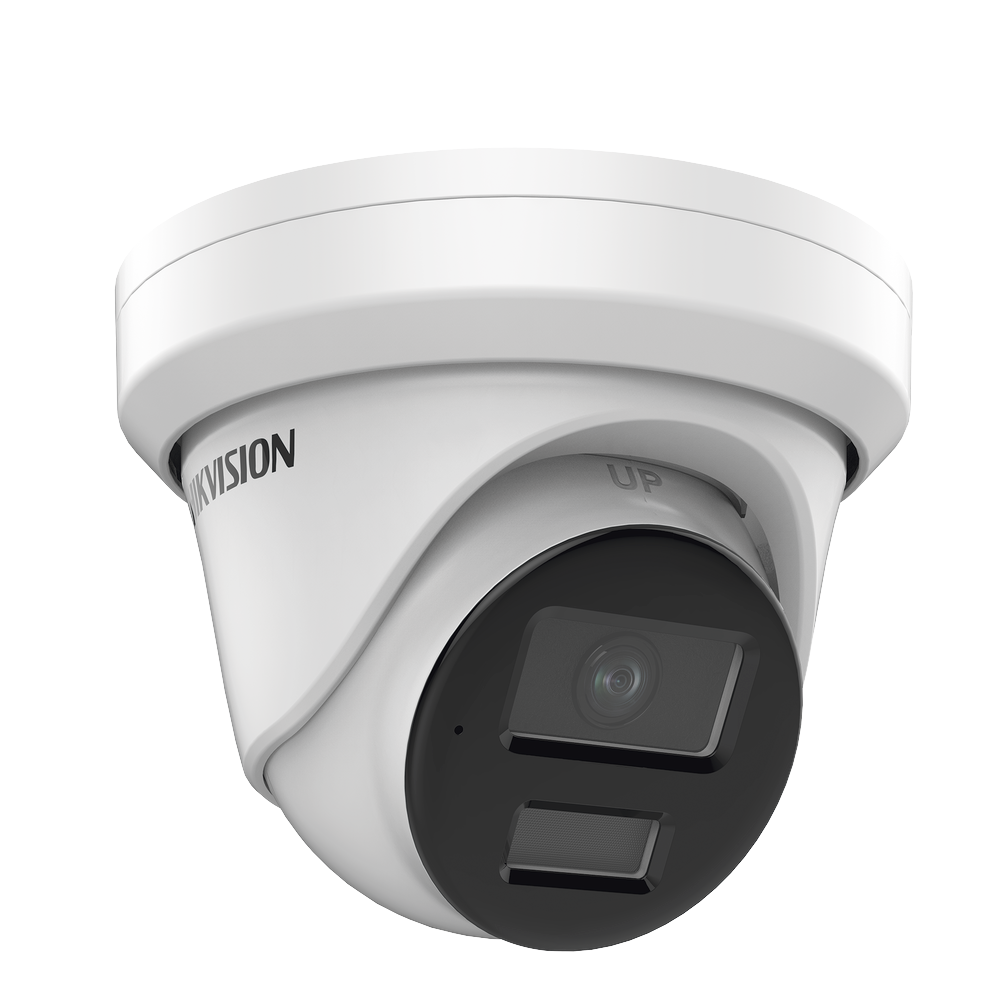 Turret IP 6 Megapixel  / Lente 2.8 mm / 40 mts IR / Exterior IP67 / Micrófono Integrado / DARKFHGITER / PoE / Alarmas y Audio I/O / ONVIF / Micro SD / 4 Analíticos: AcuSense, Deteccion Facial, Conteo de Personas por Cruce y Zona