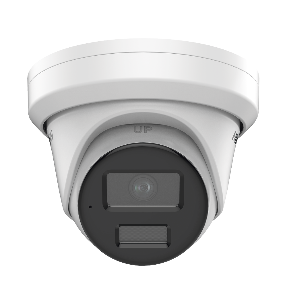 Turret IP 6 Megapixel  / Lente 2.8 mm / 40 mts IR / Exterior IP67 / Micrófono Integrado / DARKFHGITER / PoE / Alarmas y Audio I/O / ONVIF / Micro SD / 4 Analíticos: AcuSense, Deteccion Facial, Conteo de Personas por Cruce y Zona