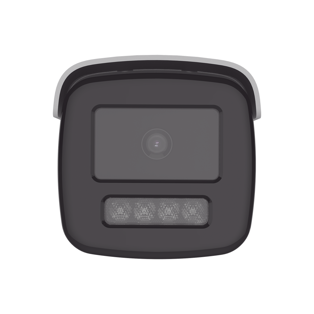 Bala IP 4 Megapixel / Lente 4 mm / Dual Light (60 mts IR + 60 mts Luz Blanca ) / Darkfighter S / Exterior IP67  / WDR 130 dB / 4 Analíticos: AcuSense, Deteccion Facial, Conteo de Personas por Cruce y Zona