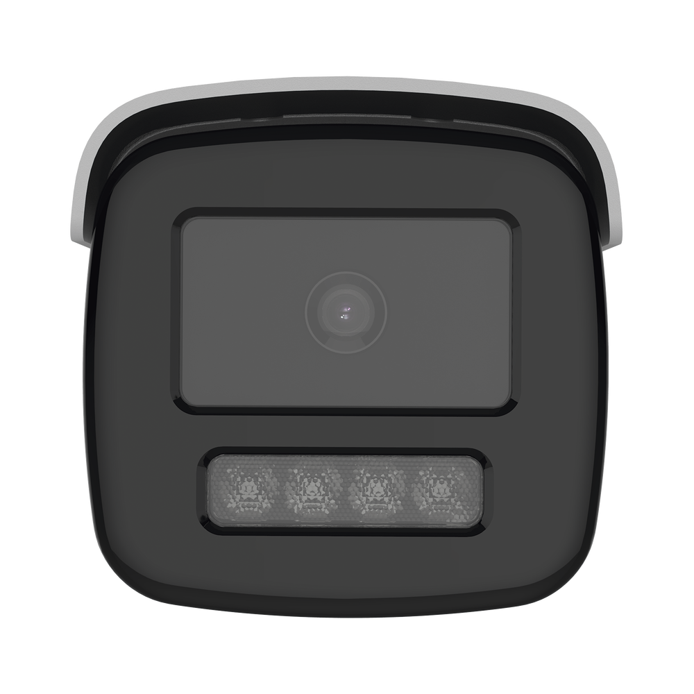 [ PROTECCIÓN ACTIVA ] Bala IP 4 Megapixel / Lente 4 mm / 60 mts IR / Exterior IP67 / Micrófono y Bocina Integrado (Audio de Dos Vías) / DARKFIGHTER / PoE+ / Luz Estroboscopica / ONVIF / Micro SD / 4 Analíticos