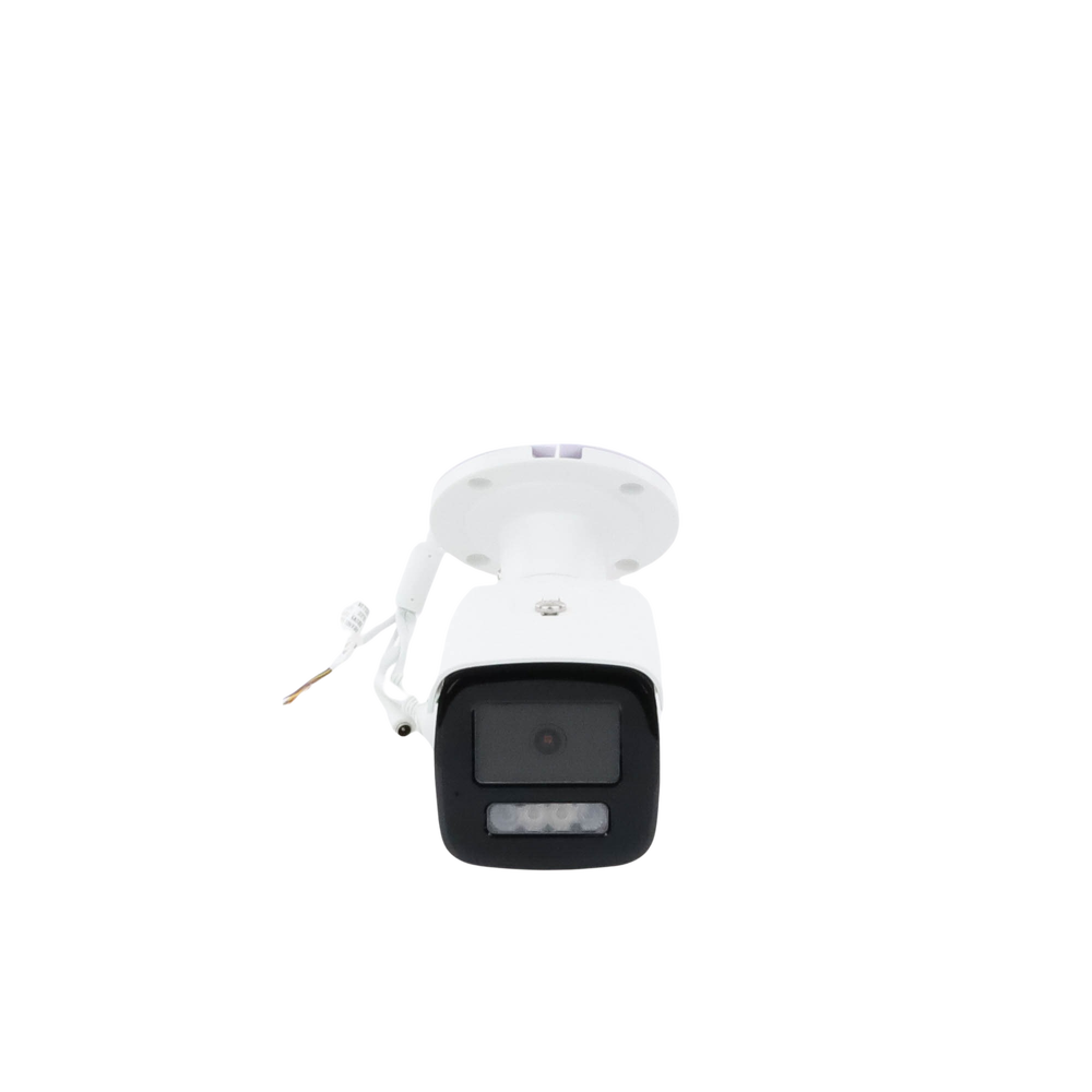 [ PROTECCIÓN ACTIVA ] Bala IP 4 Megapixel / Lente 4 mm / 60 mts IR / Exterior IP67 / Micrófono y Bocina Integrado (Audio de Dos Vías) / DARKFIGHTER / PoE+ / Luz Estroboscopica / ONVIF / Micro SD / 4 Analíticos