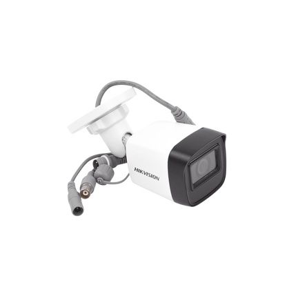 Bala TURBOHD 2 Megapixel (1080p) / Gran Angular 99° / Lente 2.8 mm / 30 mts IR EXIR / Exterior IP67 / 4 Tecnologías / dWDR / Metal