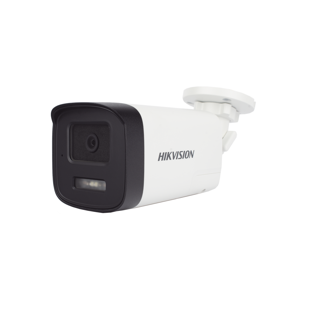 [Audio Bidireccional + Dual Light + ColorVu] Bala TURBOHD 3K  (5 Megapixel) / Lente 3.6 mm / 40 mts IR EXIR + 40 mts Luz Blanca / Micrófono y Bocina Integrado / Exterior IP67 / dWDR