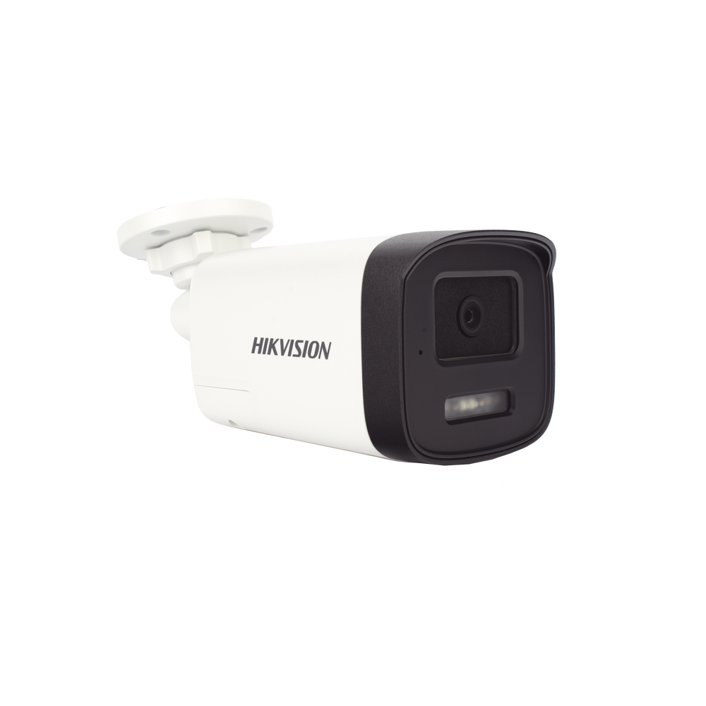 [Audio Bidireccional + Dual Light + ColorVu] Bala TURBOHD 3K  (5 Megapixel) / Lente 3.6 mm / 40 mts IR EXIR + 40 mts Luz Blanca / Micrófono y Bocina Integrado / Exterior IP67 / dWDR