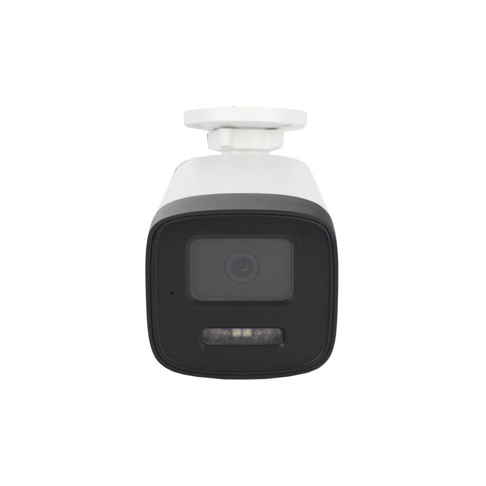 [Audio Bidireccional + Dual Light + ColorVu] Bala TURBOHD 3K  (5 Megapixel) / Lente 3.6 mm / 40 mts IR EXIR + 40 mts Luz Blanca / Micrófono y Bocina Integrado / Exterior IP67 / dWDR