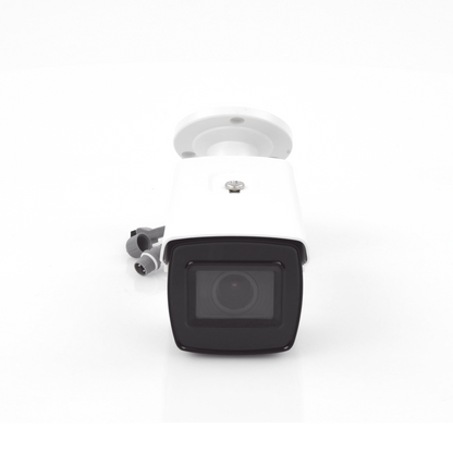 Bala TURBOHD 4K (8 Megapixeles) / Lente Mot. 2.7 a 13.5 mm / IR EXIR Inteligente 80 mts / Exterior IP67 / Soporta 12 Vcc & 24 VCA / dWDR