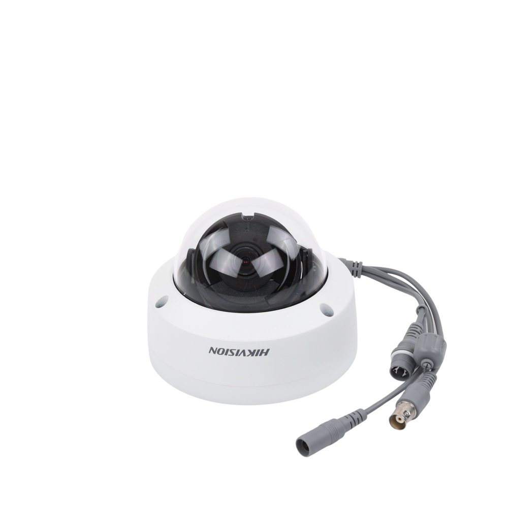 Domo TURBOHD 2 Megapixel (1080p) / Lente 2.8 mm / 30 mts IR EXIR / TVI-AHD-CVI-CVBS / IK10 / IP67 / WDR 120 dB / Ultra Baja Iluminación / Metal