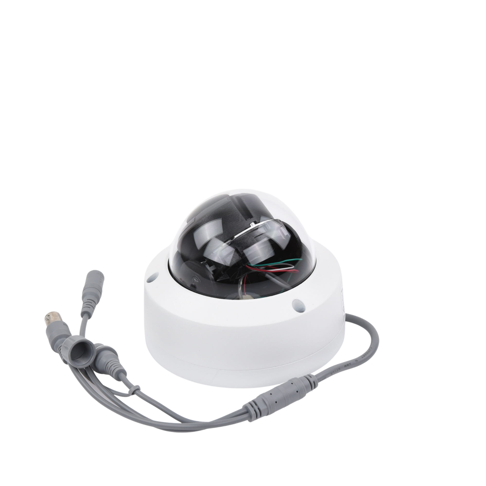 Domo TURBOHD 2 Megapixel (1080p) / Lente 2.8 mm / 30 mts IR EXIR / TVI-AHD-CVI-CVBS / IK10 / IP67 / WDR 120 dB / Ultra Baja Iluminación / Metal