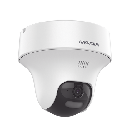 [Audio Bidireccional + Dual Light + ColorVu] PT TURBOHD 2 Megapixel (1080p) / Lente 3.6 mm / 25 mts IR EXIR + 20 mts Luz Blanca / Micrófono y Bocina Integrado / Interior / Plastico / dWDR