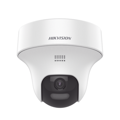 [Audio Bidireccional + Dual Light + ColorVu] PT TURBOHD 2 Megapixel (1080p) / Lente 3.6 mm / 25 mts IR EXIR + 20 mts Luz Blanca / Micrófono y Bocina Integrado / Interior / Plastico / dWDR
