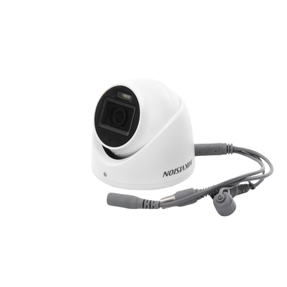 [Dual Light + ColorVu] Turret TURBOHD 2 Megapixel (1080p) / Lente 2.8 mm / 30 mts IR + 20 mts Luz Blanca / Gran Angular 101° / Exterior IP67 / Micrófono Integrado /  4 Tecnologías /  Metal