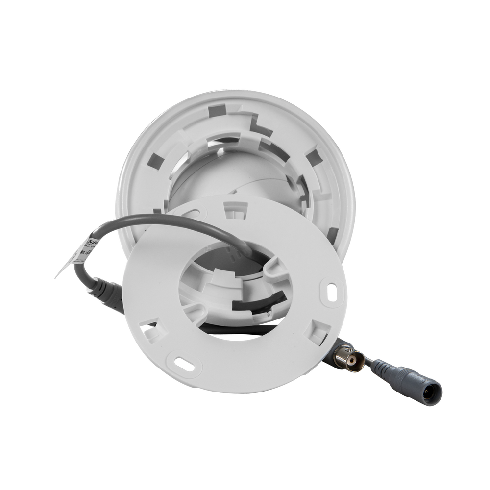 [Audio Bidireccional + Dual Light + ColorVu] Turret TURBOHD 3K (5 Megapixel) / Lente 2.8 mm / 40 mts IR EXIR + 40 mts Luz Blanca / Micrófono y Bocina Integrado / Exterior IP67 / dWDR