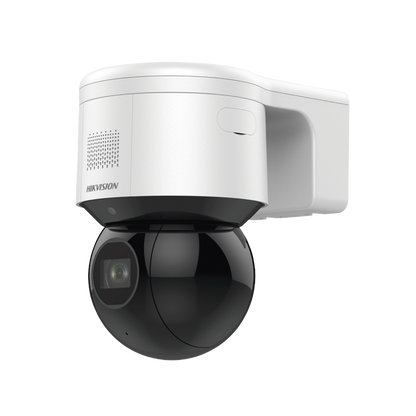 Domo PTZ IP 4 Megapixel / 4X Zoom Óptico / 50 mts IR EXIR / ACUSENSE / Luz Estroboscópica / Sirena Integrada / WDR 120 dB / PoE+ / IP66 / Ultra Baja Iluminación / Micrófono y Bocina Interconstruido / Micro SD
