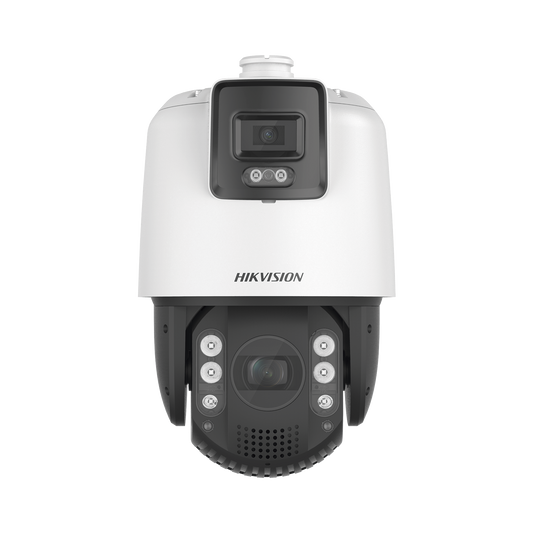 [TandemVu] Domo PTZ IP 2 Megapixel con Cámara Fija 4 Megapixel / 32X Zoom / 200 mts IR / IP66 / IK10  / WDR / Hi-PoE / Entrada-Salida de Audio y Alarma / Ultra Baja Iluminación / MicroSD