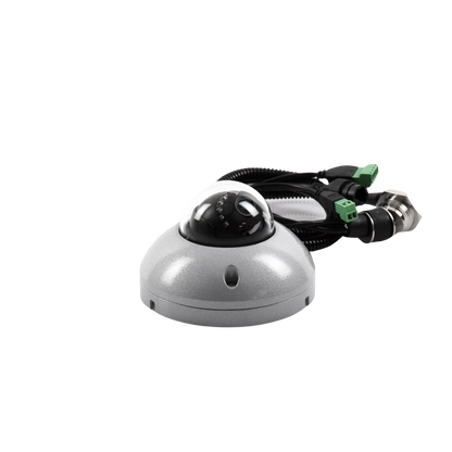 Domo IP 4 Megapixel / Lente 4 mm / H.265+ / Anticorrosivo / Exterior IP67 / WF-2 / NEMA 4X / 15 mts IR / WDR 120 dB / ONVIF / PoE
