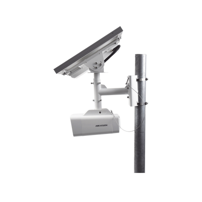 Kit Solar IP All in One / Cámara Bala ColorVu 4 Megapixel / Lente 4 mm / Panel Solar / Batería de Respaldo de Litio 23.2Ah (Hasta 24 Días) / Conexión 4G / Accesorios de Instalación