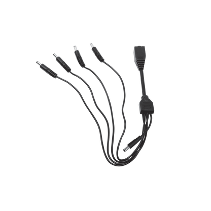 Cable con 5 Vías para Alimentar 4 Cámaras TurboHD y DVR TurboHD Epcom / Hikvision