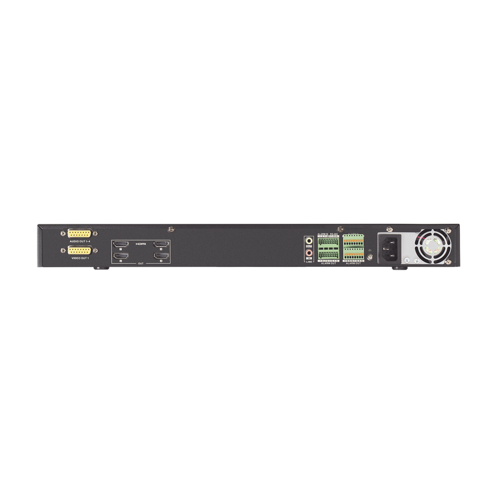 Decodificador de Vídeo de 4 canales con salida 4K / 4 Salidas HDMI / Soporta hasta 64 canales de Vídeo Simultáneos / Videowall
