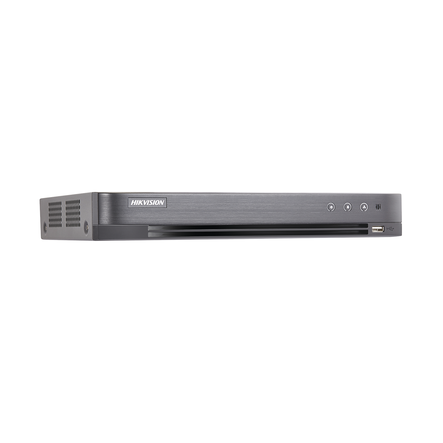 DVR 8 Megapixel / 4 Canales TURBOHD + 4 Canales IP / 1 Bahía de Disco Duro / 4 Canales de Audio / 4 Entradas de alarma / Vídeoanálisis