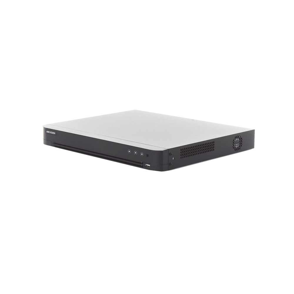 DVR 32 Canales TurboHD + 2 Canales IP / 2 Megapixel (1080p) Lite / Acusense (Evita Falsas Alarmas) / Audio por Coaxitron / H.265+ / Salida de Video en Full HD