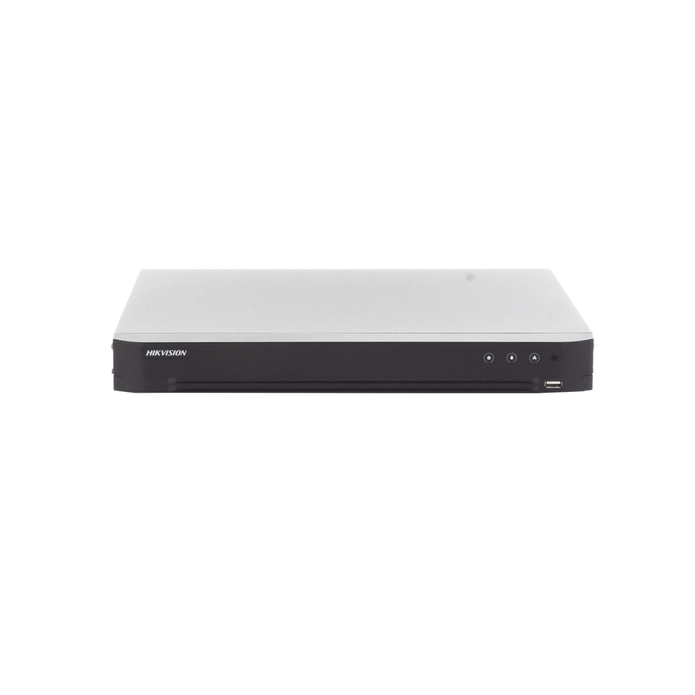 DVR 32 Canales TurboHD + 2 Canales IP / 2 Megapixel (1080p) Lite / Acusense (Evita Falsas Alarmas) / Audio por Coaxitron / H.265+ / Salida de Video en Full HD