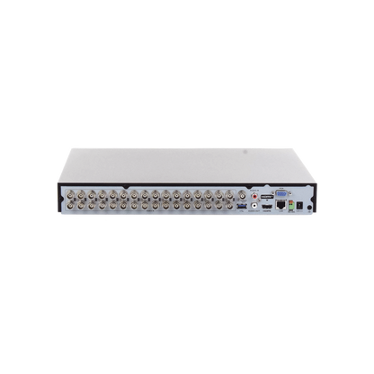 DVR 32 Canales TurboHD + 2 Canales IP / 2 Megapixel (1080p) Lite / Acusense (Evita Falsas Alarmas) / Audio por Coaxitron / H.265+ / Salida de Video en Full HD