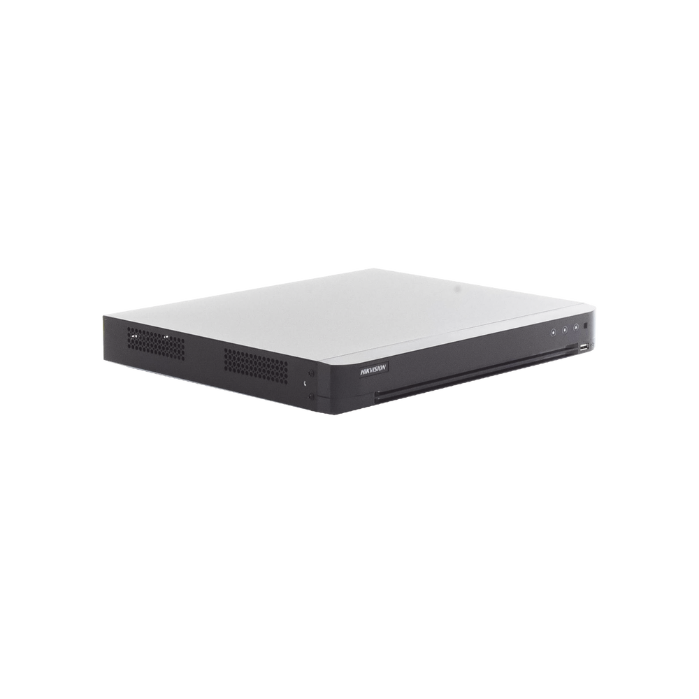 DVR 32 Canales TurboHD + 2 Canales IP / 2 Megapixel (1080p) Lite / Acusense (Evita Falsas Alarmas) / Audio por Coaxitron / H.265+ / Salida de Video en Full HD