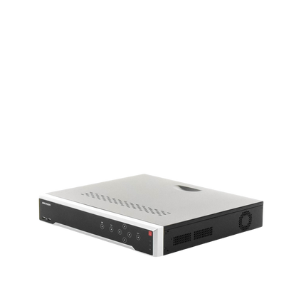 [Doble Poder de Decodificación] NVR 32 Megapixel (8K) / 32 Canales IP / 16 Puertos PoE+ / AcuSense / ANPR / Conteo de Personas / Heat Map / 4 Bahías de Disco Duro  / HDMI en 8K / Soporta POS / Alarmas I/O / 2 Salidas HDMI / Smart Search