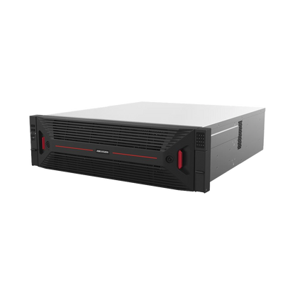 NVR 32 Megapixel (8K) / 128 canales IP / 16 Bahías de Disco Duro / 4 Puertos de Red / Soporta RAID con Hot Swap / Fuente Redundante / NVR de Alto Desempeño