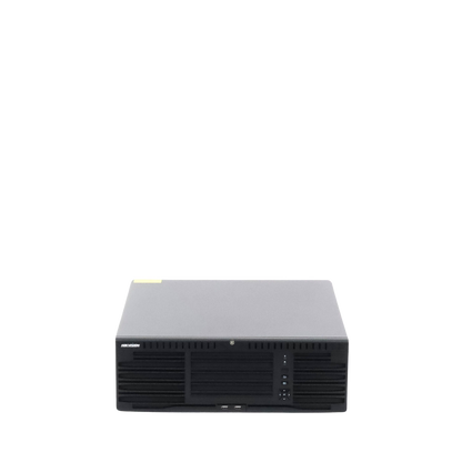 [Doble Poder de Decodificación] NVR 32 Megapixel (8K) / 128 Canales IP / AcuSense / ANPR / Conteo de Personas / 16 Bahías de Disco Duro / 2 Tarjetas de Red / Soporta RAID con Hot Swap / 2 HDMI en 8K / POS / Alarmas I/O  / Smart Search