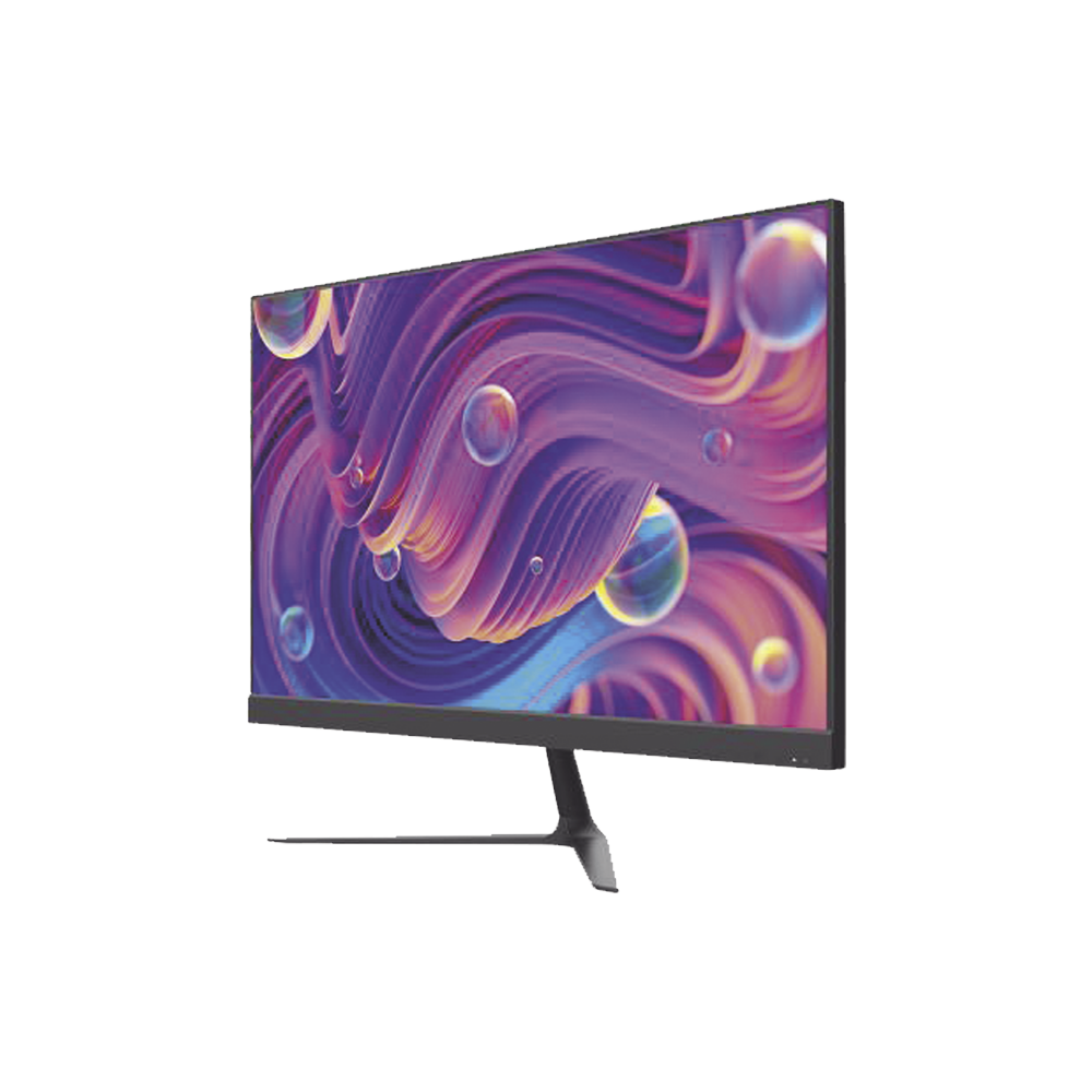 Monitor LED Full HD (1080p) de 23.8" / Ideal para CCTV, Oficina y Hogar / Entrada HDMI-VGA / Montaje VESA ( 75 X 75) / Uso 16/7 / Backlight E-LED / Ultra Delgado