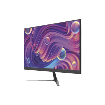Monitor LED Full HD (1080p) de 23.8" / Ideal para CCTV, Oficina y Hogar / Entrada HDMI-VGA / Montaje VESA ( 75 X 75) / Uso 16/7 / Backlight E-LED / Ultra Delgado