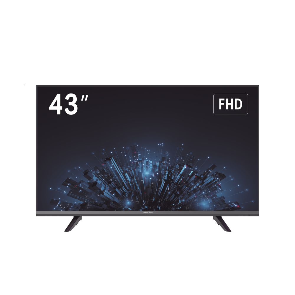 Monitor LED Full HD 43" / Ideal para Oficina y Hogar / Uso 24-7 / Entrada HDMI/VGA/USB / Compatible con Montaje VESA (200 X 200) / Bocinas Integradas
