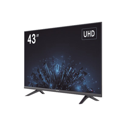Monitor LED 4K de 43" / Ideal para Oficina y Hogar / Uso 24-7 / Entrada HDMI / Compatible con Montaje VESA (200 X 200) / Bocinas Integradas