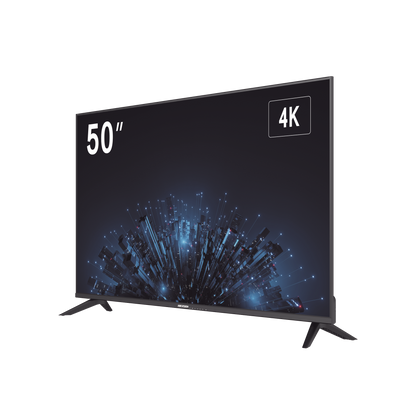 Monitor LED 4K de 50" / 3 Entradas HDMI / Compatible con Montaje VESA (200 X 200) / Bocinas Integradas / Uso 24/7